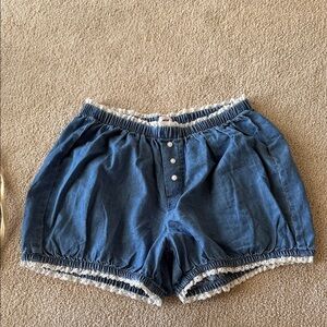 Aerie 1836 Chambray denim bloomer